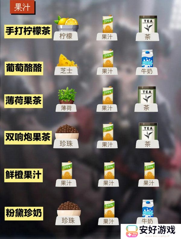 归龙潮饮品配方大全 饮品有哪些配方[多图]图片3